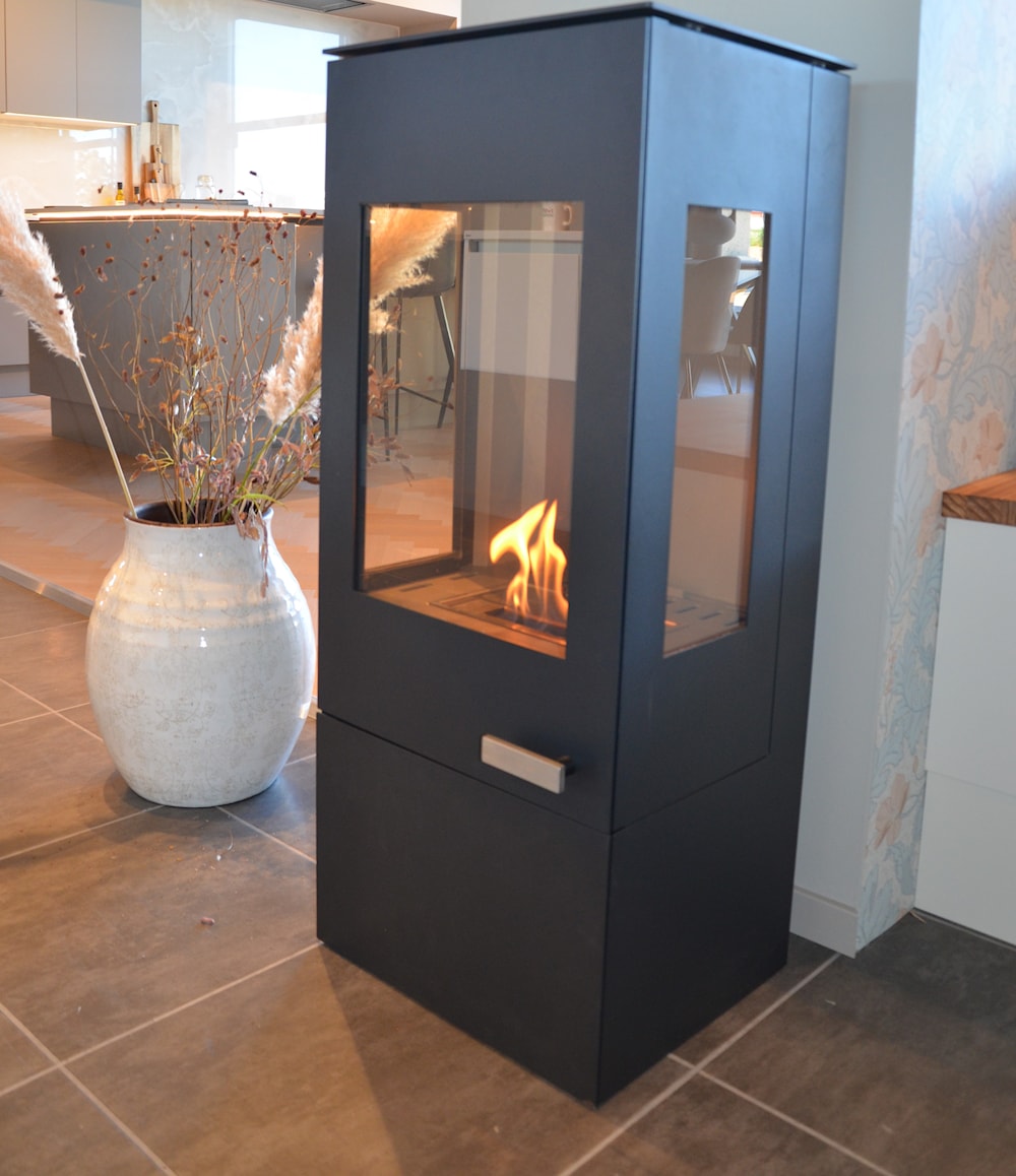Spismiljö Apartment Allerum Bioetanolkaminer & elkaminer miljöbild